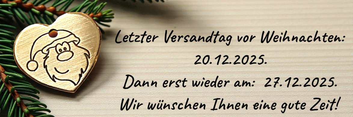 Weihnachten - Infos zu Lieferzeiten