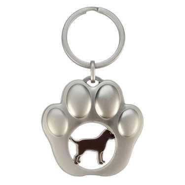 Chiphalter Pfote mit Hund als Chip
