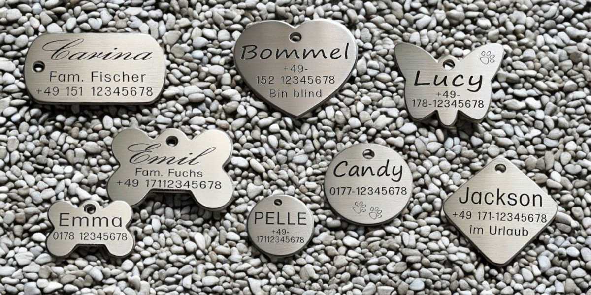 Hundemarken aus Edelstahl - Übersicht