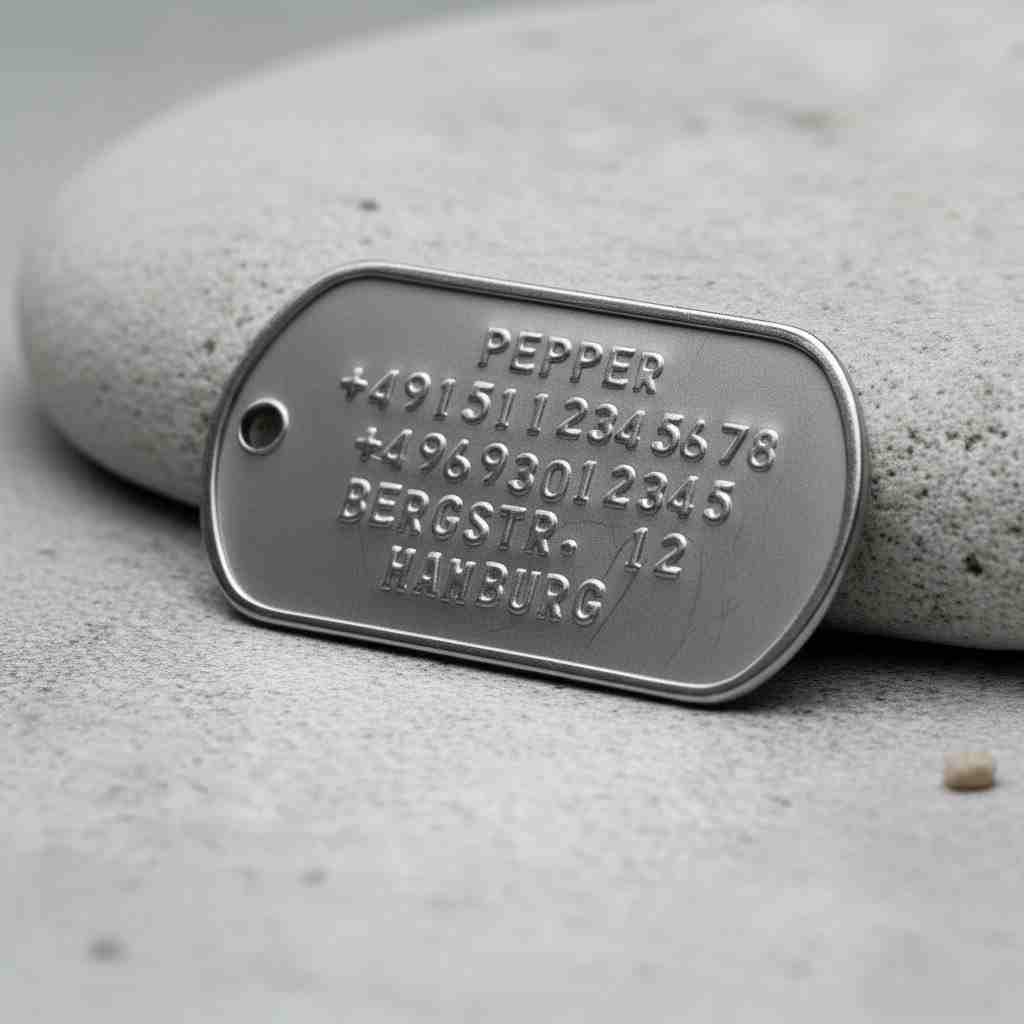 dogtag-einzeln-silber