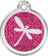 Hundemarke RedDingo Glitter-Libelle