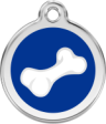 hundemarke reddingo bone dunkelblau